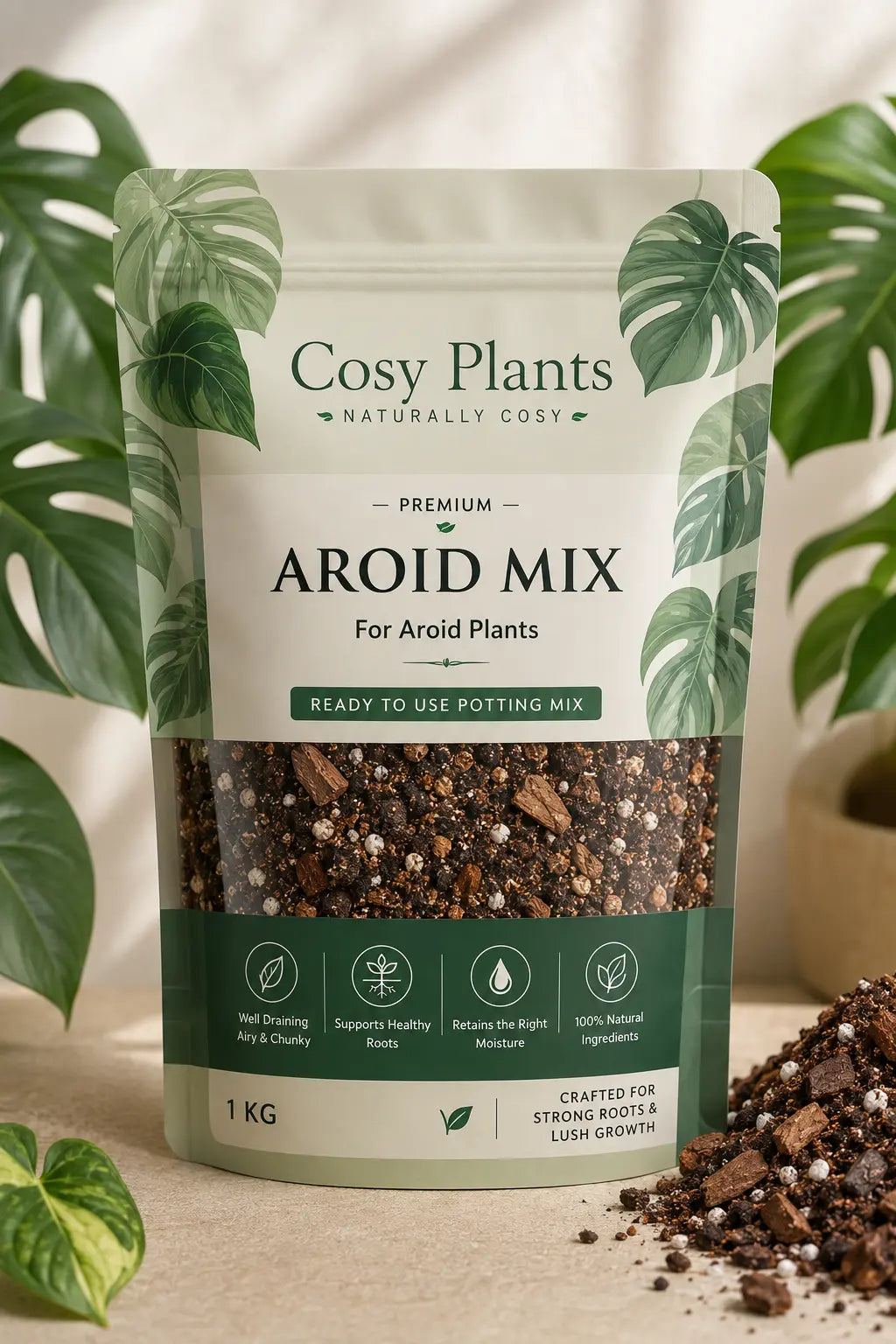 Cosy Plants Premium Aroid Mix – 1 KG