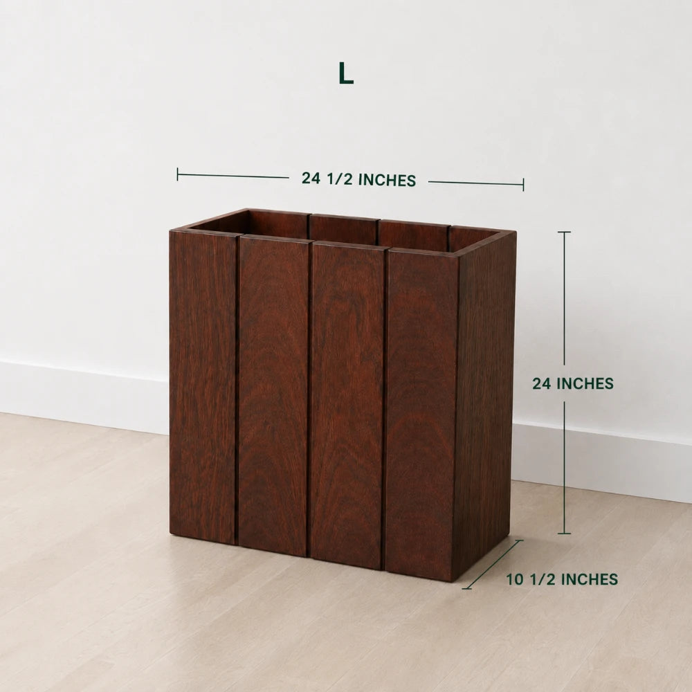 Linear Haven Wooden Planter Box